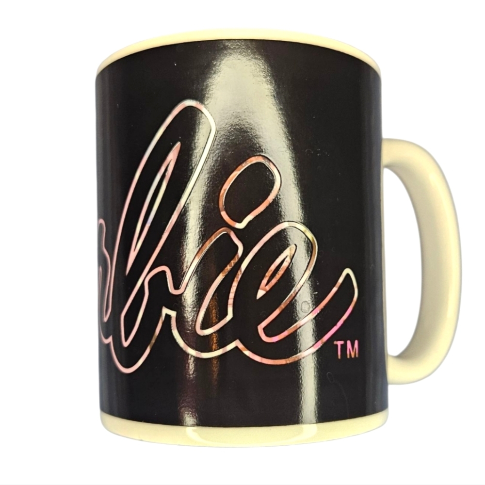 Barbie Ceramic Retro Logo Mug - Picture 4 of 6